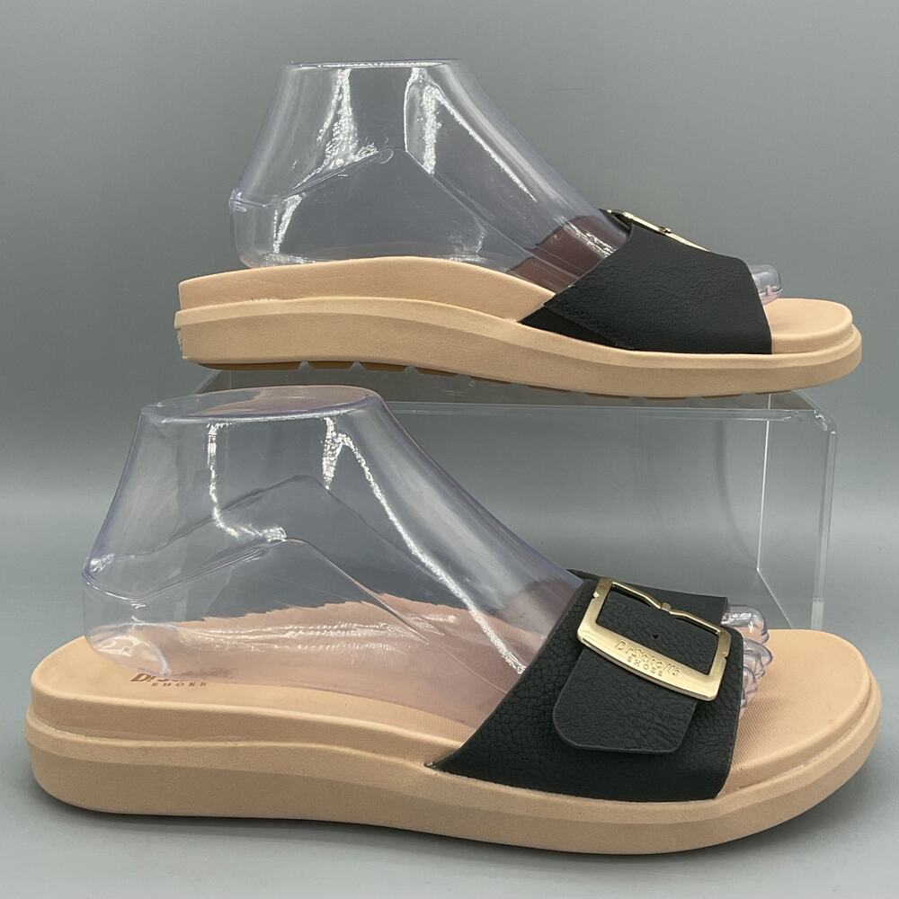 NEW Dr. Scholl’s Women’s All Right Slide Sandals Black Size 9M
